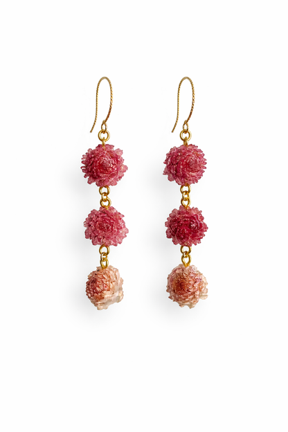 Ombre Pink Gomphrena Danglers
