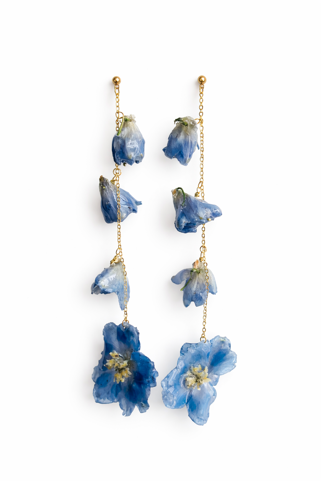 Blue Delphinium Danglers