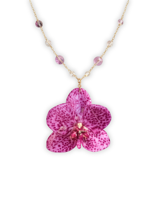 Lioulin Orchid Necklace
