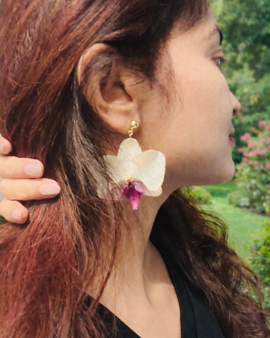 Safe Haven Orchid Earrings
