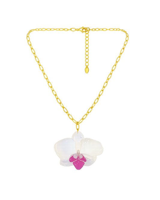 Safe Haven Orchid Necklace