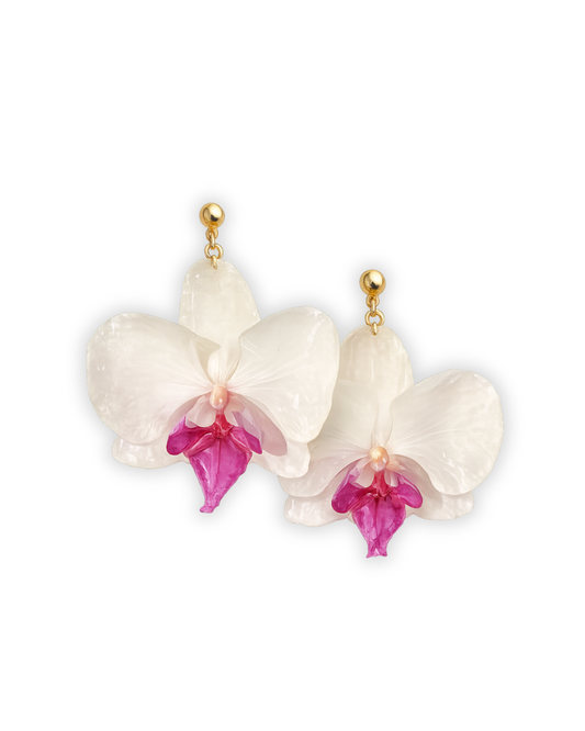 Safe Haven Orchid Earrings